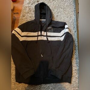 Tommy Hilfiger Fur Lined Zip Up Sweatshirt Size XXL